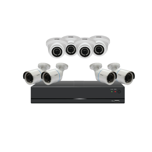 Dlink Analogue CCTV 2 MP 8 Camera Kit