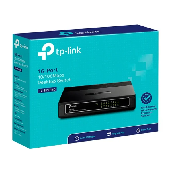 TP-Link 16-Port Fast Ethernet Switch SF1016D
